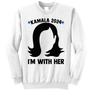 Kamala 2024 IM With Her Silhouette President Vote Blue Usa Sweatshirt