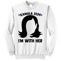 Kamala 2024 IM With Her Silhouette President Vote Blue Usa Sweatshirt