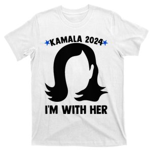 Kamala 2024 IM With Her Silhouette President Vote Blue Usa T-Shirt