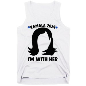 Kamala 2024 IM With Her Silhouette President Vote Blue Usa Tank Top