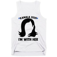 Kamala 2024 IM With Her Silhouette President Vote Blue Usa Tank Top