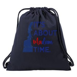 Kamala 2024 ItS About Madam Time President Election Voting Drawstring Bag