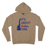 Kamala 2024 ItS About Madam Time President Election Voting Hoodie