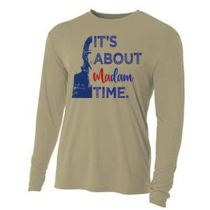 Kamala 2024 ItS About Madam Time President Election Voting Cooling Performance Long Sleeve Crew