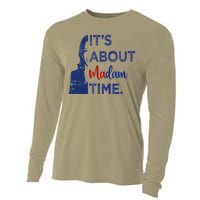 Kamala 2024 ItS About Madam Time President Election Voting Cooling Performance Long Sleeve Crew