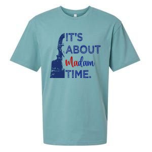 Kamala 2024 ItS About Madam Time President Election Voting Sueded Cloud Jersey T-Shirt