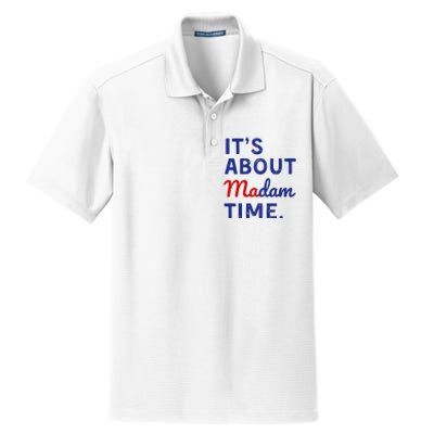 Kamala 2024 ItS About Madam Time Dry Zone Grid Polo