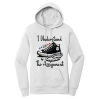 Kamala 2024 I Understand The Assignment Chucks And Pearls Women's Pullover Hoodie