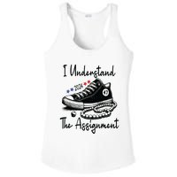 Kamala 2024 I Understand The Assignment Chucks And Pearls Ladies PosiCharge Competitor Racerback Tank