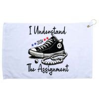 Kamala 2024 I Understand The Assignment Chucks And Pearls Grommeted Golf Towel