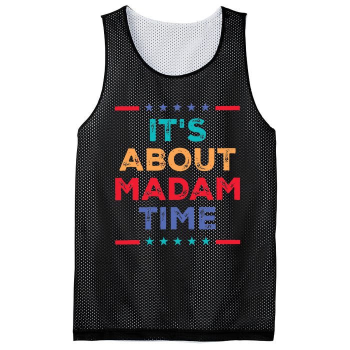 Kamala 2024 ItS About Madam Time President Election Mesh Reversible Basketball Jersey Tank