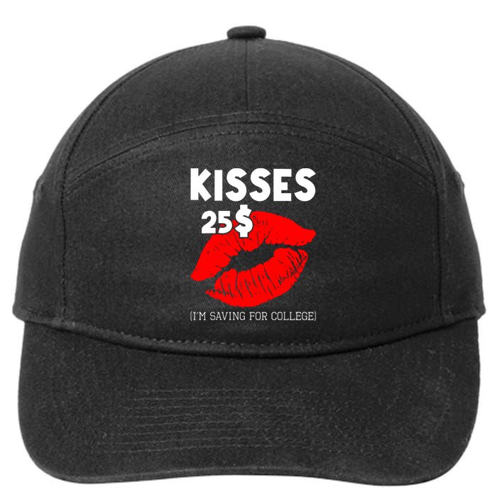 Kisses 25$ IM Saving For College 7-Panel Snapback Hat