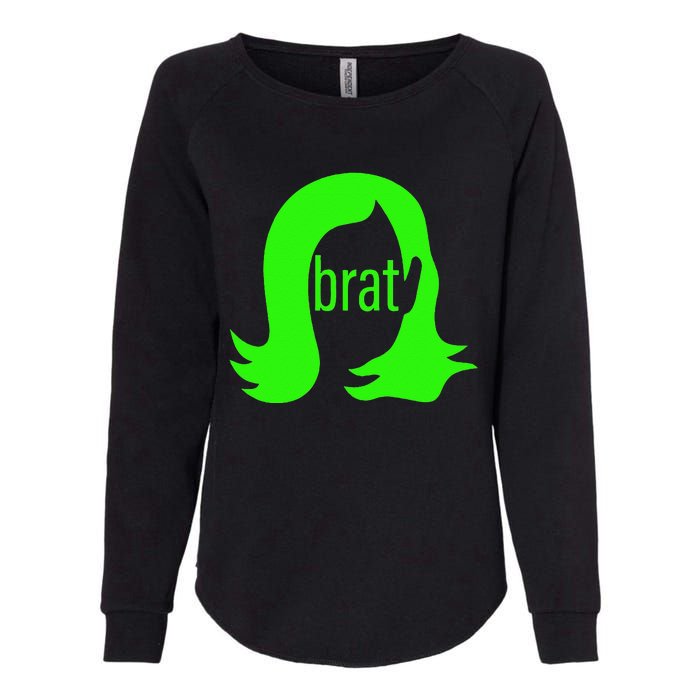 Kamala 2024 Kamala Is Brat Womens California Wash Sweatshirt