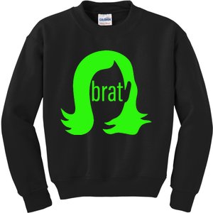 Kamala 2024 Kamala Is Brat Kids Sweatshirt