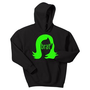 Kamala 2024 Kamala Is Brat Kids Hoodie