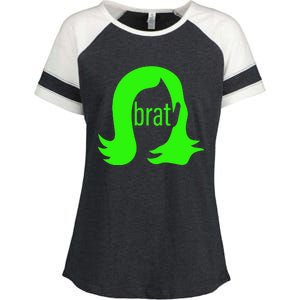 Kamala 2024 Kamala Is Brat Enza Ladies Jersey Colorblock Tee