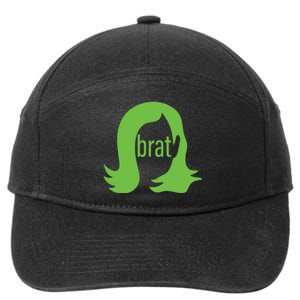 Kamala 2024 Kamala Is Brat 7-Panel Snapback Hat