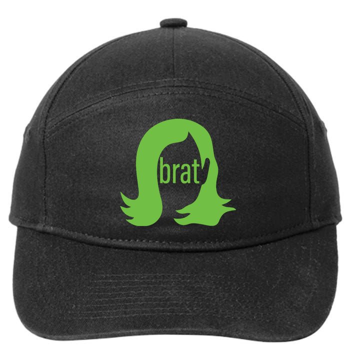 Kamala 2024 Kamala Is Brat 7-Panel Snapback Hat