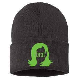 Kamala 2024 Kamala Is Brat Sustainable Knit Beanie