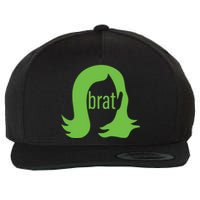 Kamala 2024 Kamala Is Brat Wool Snapback Cap