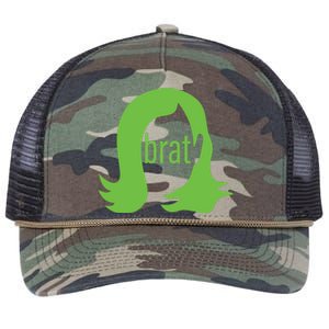 Kamala 2024 Kamala Is Brat Retro Rope Trucker Hat Cap