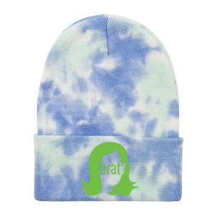 Kamala 2024 Kamala Is Brat Tie Dye 12in Knit Beanie