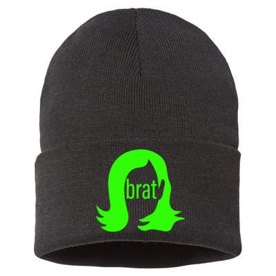 Kamala 2024 Kamala Is Brat Sustainable Knit Beanie