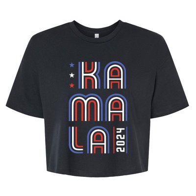 Kamala 2024 Kamala Harris For President Bella+Canvas Jersey Crop Tee