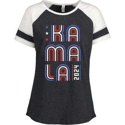 Kamala 2024 Kamala Harris For President Enza Ladies Jersey Colorblock Tee