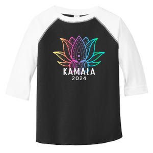 Kamala 2024 Lotus Flower Presidential Campaign Design Gift Toddler Fine Jersey T-Shirt