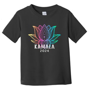 Kamala 2024 Lotus Flower Presidential Campaign Design Gift Toddler T-Shirt