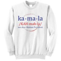 Kamala 2024 Lets Finish The Job Vp Kamala Harris President Sweatshirt