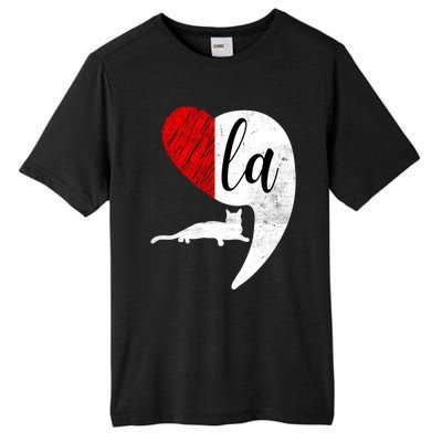 Kamala 2024 Lady Cat Comma La Heart Gift Tall Fusion ChromaSoft Performance T-Shirt