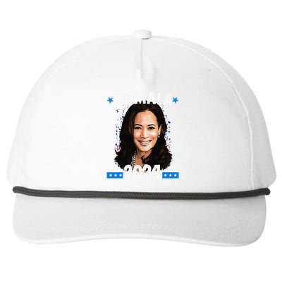 Kamala 2024 President Election Vote Blue Biden Snapback Five-Panel Rope Hat