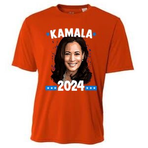 Kamala 2024 President Election Vote Blue Biden Cooling Performance Crew T-Shirt