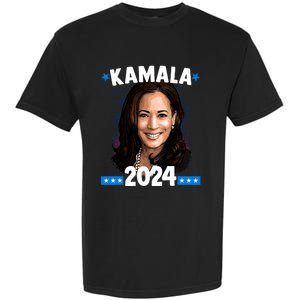 Kamala 2024 President Election Vote Blue Biden Garment-Dyed Heavyweight T-Shirt