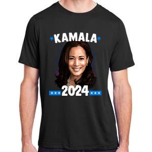 Kamala 2024 President Election Vote Blue Biden Adult ChromaSoft Performance T-Shirt