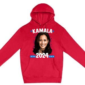 Kamala 2024 President Election Vote Blue Biden Premium Pullover Hoodie