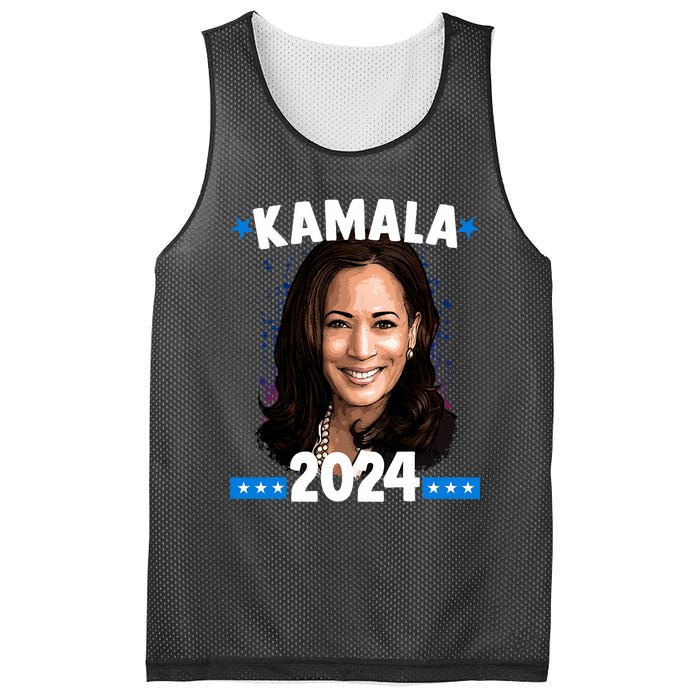 Kamala 2024 President Election Vote Blue Biden Mesh Reversible Basketball Jersey Tank