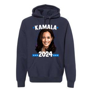 Kamala 2024 President Election Vote Blue Biden Premium Hoodie