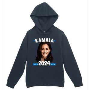 Kamala 2024 President Election Vote Blue Biden Urban Pullover Hoodie