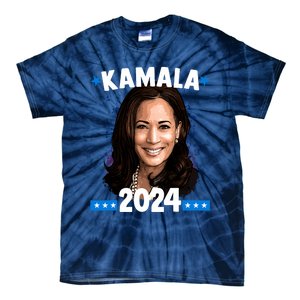 Kamala 2024 President Election Vote Blue Biden Tie-Dye T-Shirt