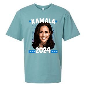 Kamala 2024 President Election Vote Blue Biden Sueded Cloud Jersey T-Shirt