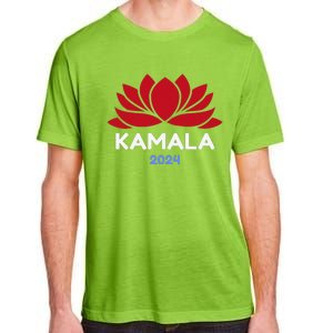 Kamala 2024 Presidential Election Sanskrit Lotus Design Adult ChromaSoft Performance T-Shirt