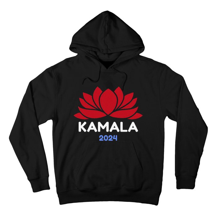 Kamala 2024 Presidential Election Sanskrit Lotus Design Hoodie