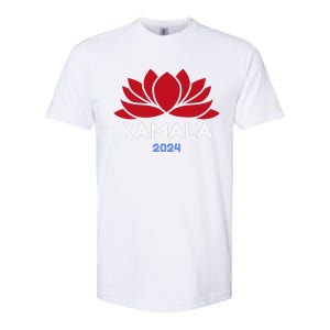 Kamala 2024 Presidential Election Sanskrit Lotus Design Softstyle CVC T-Shirt