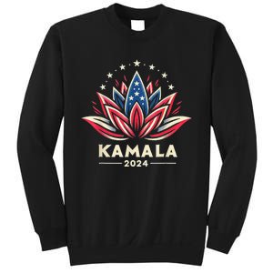 Kamalaharris 2024 Presidential Campaign American Lotus Sweatshirt