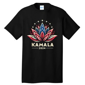 Kamalaharris 2024 Presidential Campaign American Lotus Tall T-Shirt