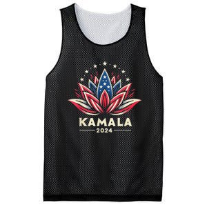 Kamalaharris 2024 Presidential Campaign American Lotus Mesh Reversible Basketball Jersey Tank