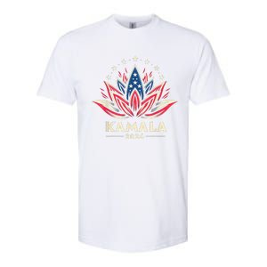 Kamalaharris 2024 Presidential Campaign American Lotus Softstyle CVC T-Shirt